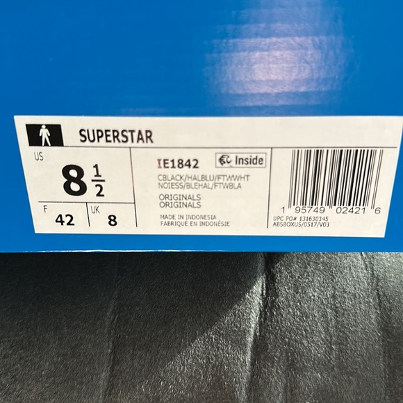 COPY - Limited Superstar size 8.5 M Adidas - Picture 11 of 11